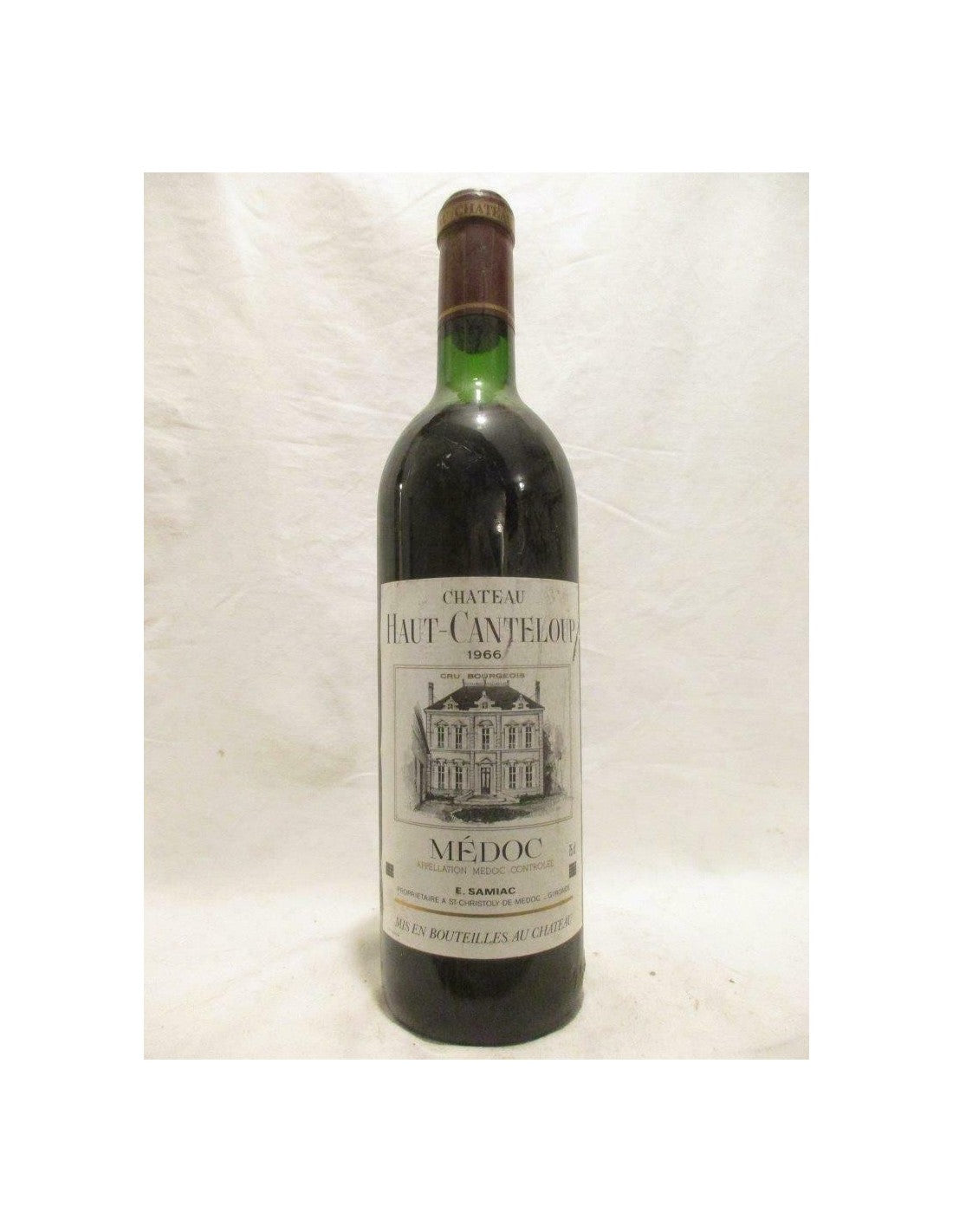 1966 - médoc - château haut-canteloup cru bourgeois - rouge - bordeaux - Just Wines 