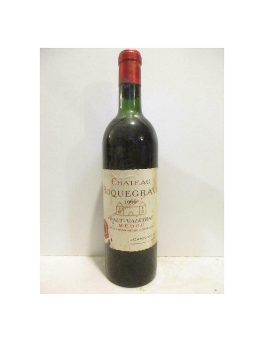 1966 - médoc - château roquegrave - rouge - bordeaux - Just Wines 