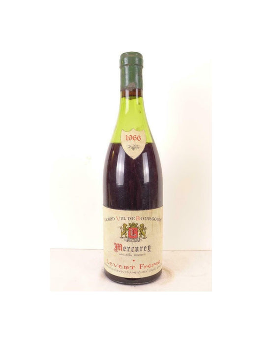 1966 - mercurey - levert frères - rouge - bourgogne - Just Wines 