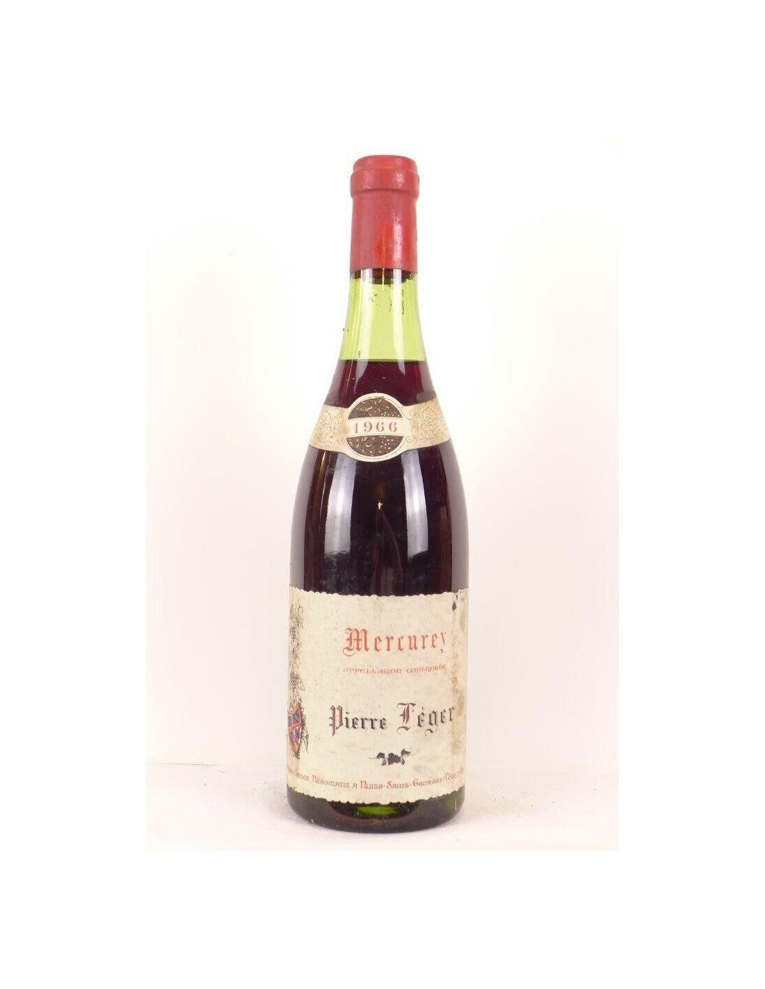 1966 - mercurey - pierre léger (b1) - rouge - bourgogne - Just Wines 