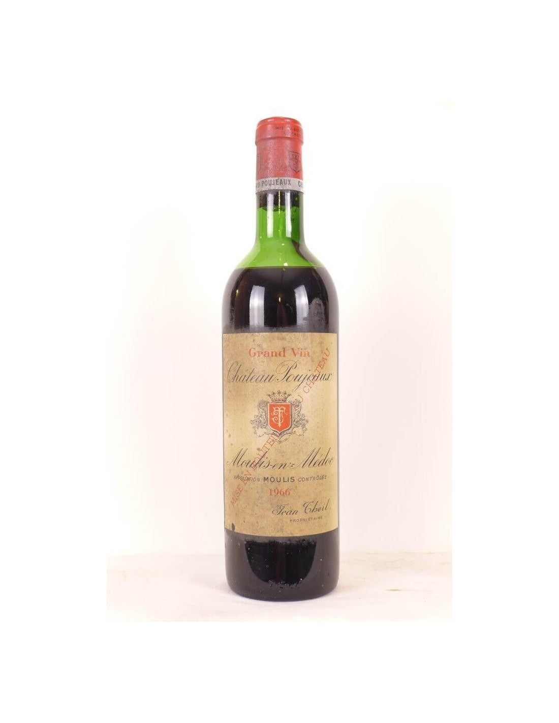 1966 - moulis - château poujeaux - rouge - bordeaux - Just Wines 