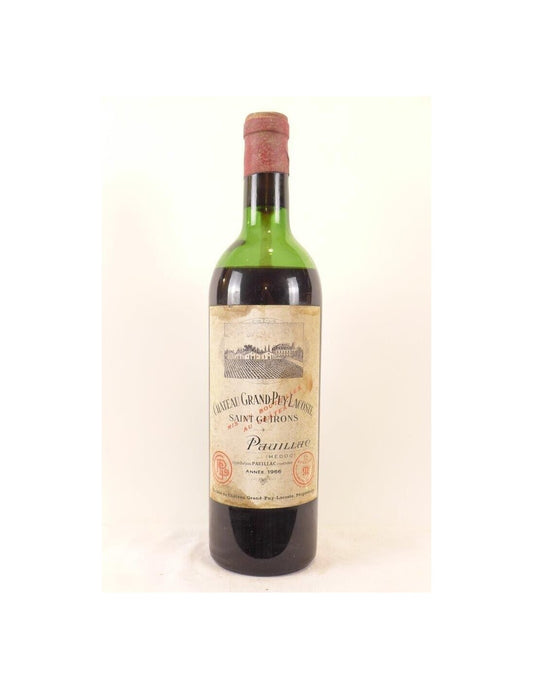 1966 - pauillac - château grand-puy-lacoste grand cru classé (capsule abîmée) - rouge - bordeaux - Just Wines 