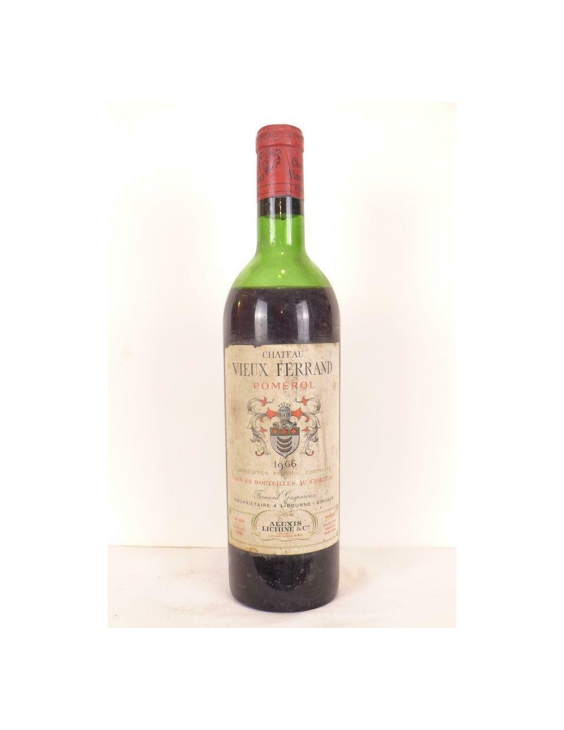 1966 - pomerol - château vieux ferrand alexis lichine - rouge - bordeaux - Just Wines 