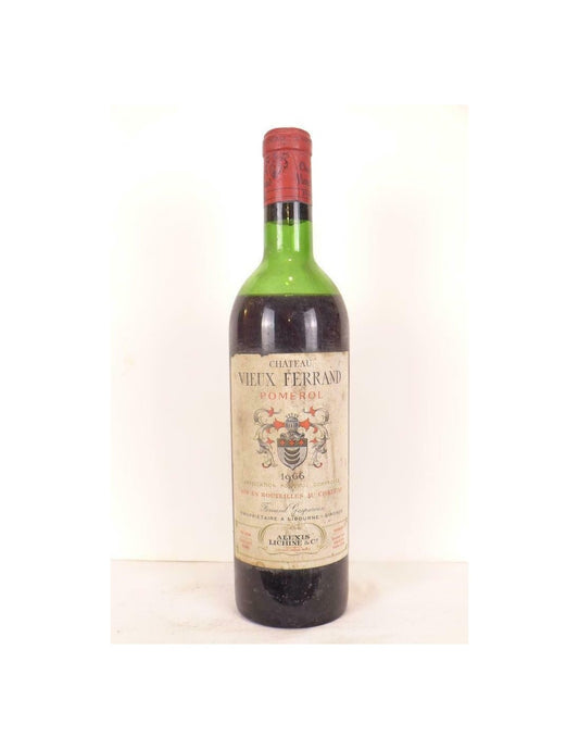 1966 - pomerol - château vieux ferrand alexis lichine - rouge - bordeaux - Just Wines 