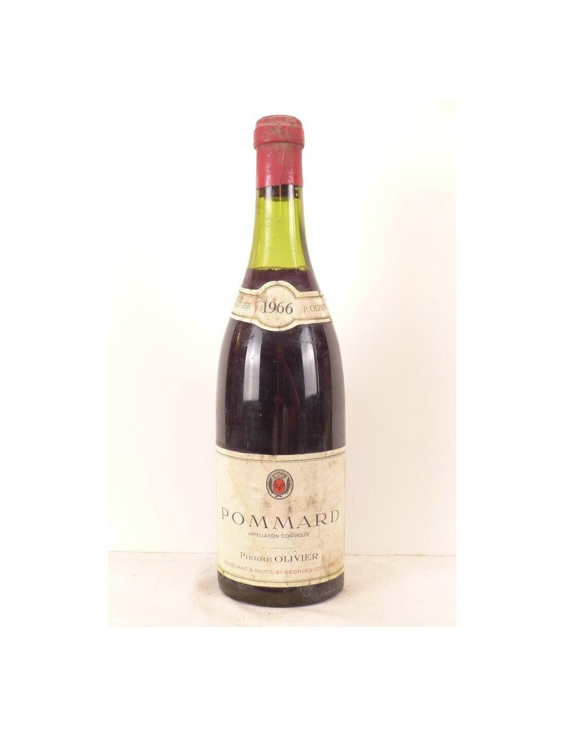 1966 - pommard - pierre olivier - rouge - bourgogne - Just Wines 