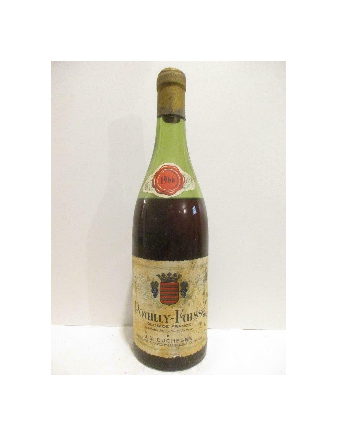 1966 - pouilly-fuissé - duchesne (niveau bas) - blanc - bourgogne - Just Wines 