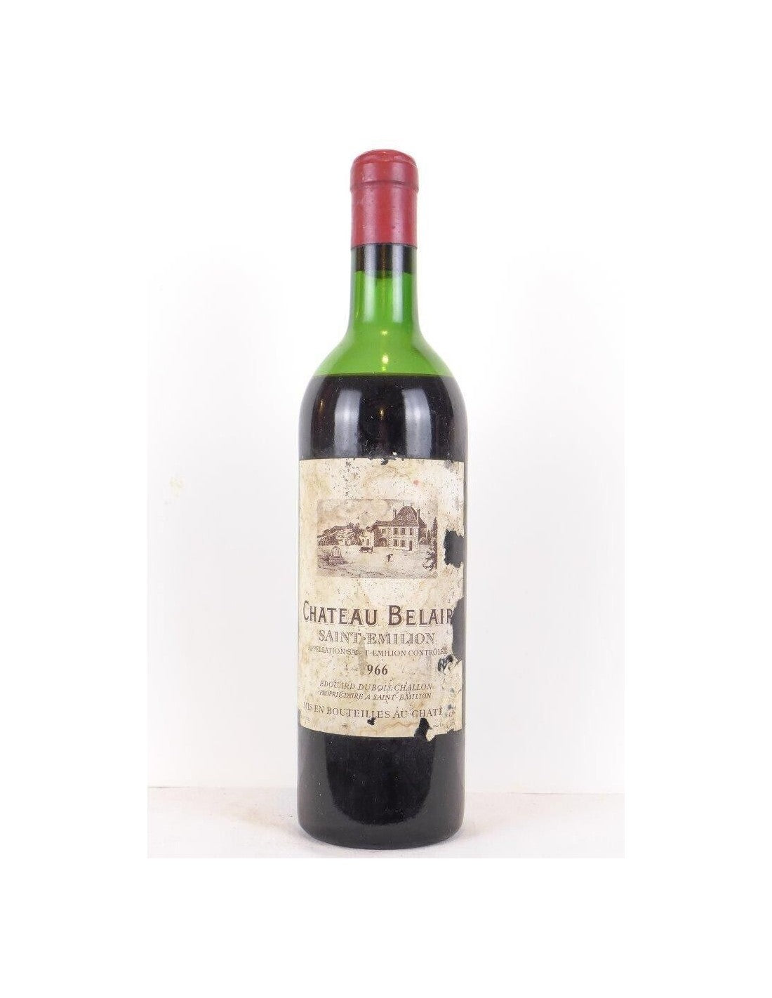 1966 - saint-émilion - château belair (maintenant belair-monange) - rouge - bordeaux - Just Wines 