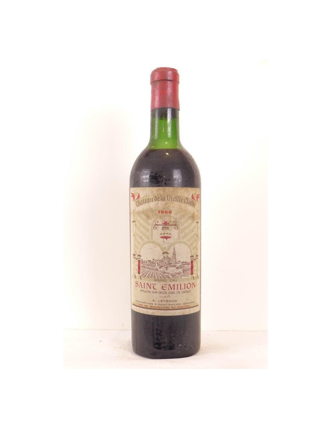 1966 - saint-émilion - château de la vieille cloche grand cru (b2) - rouge - bordeaux - Just Wines 