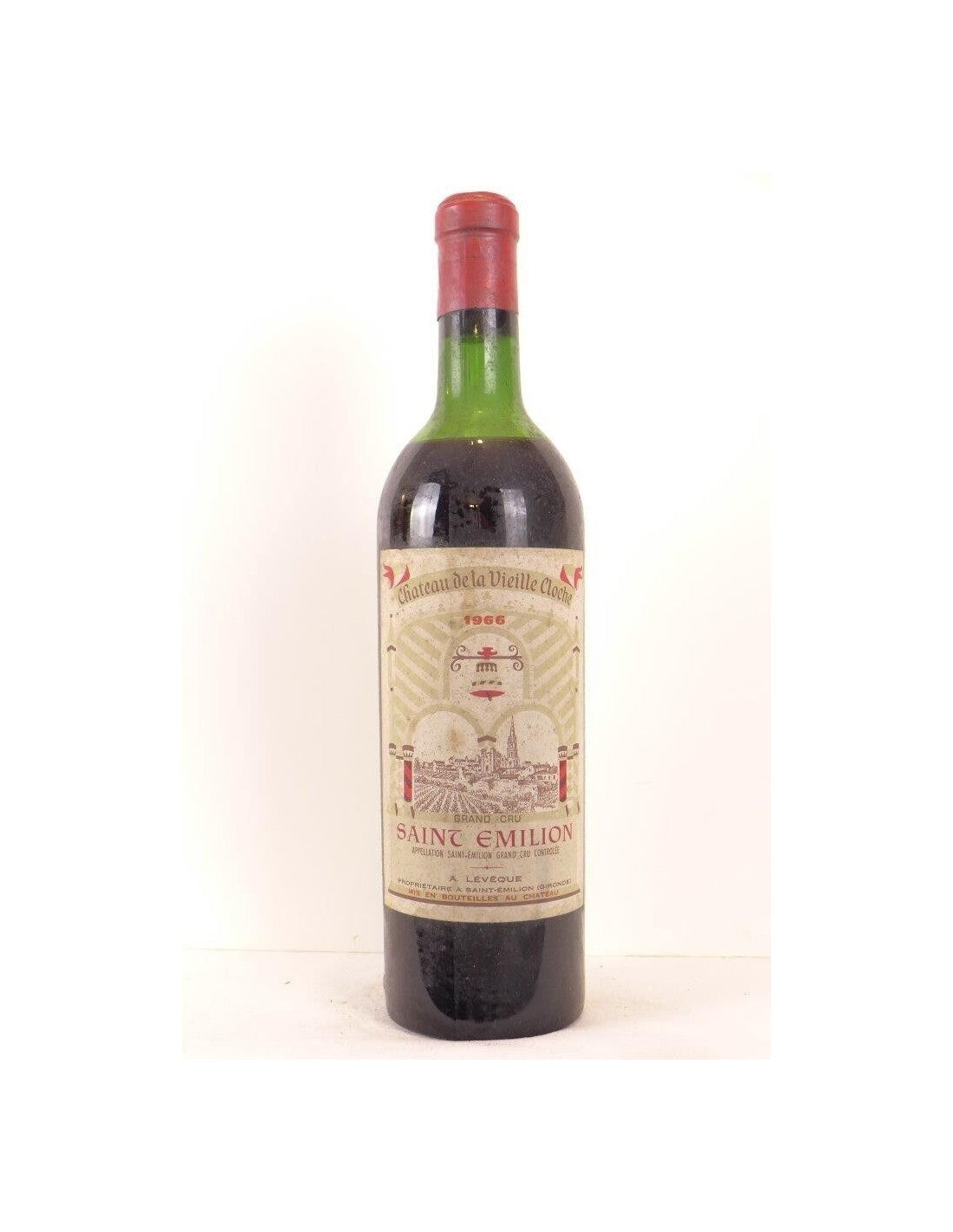 1966 - saint-émilion - château de la vieille cloche grand cru (b3) - rouge - bordeaux - Just Wines 