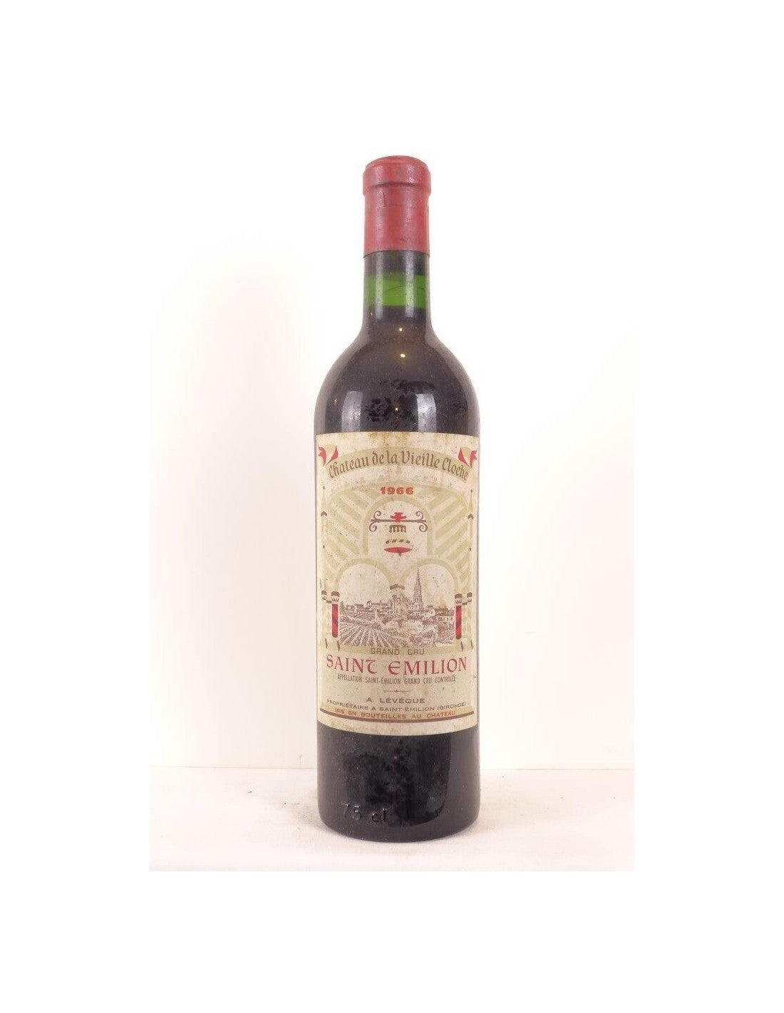 1966 - saint-émilion - château de la vieille cloche grand cru - rouge - bordeaux - Just Wines 