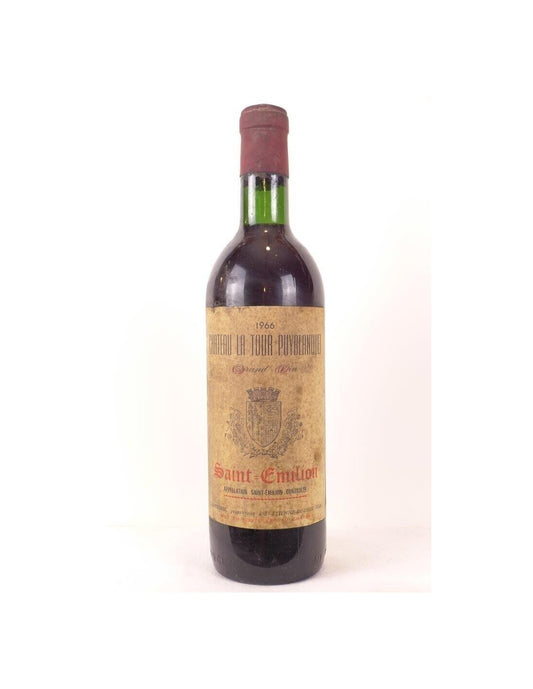 1966 - saint-émilion - château la tour puyblanquet - rouge - bordeaux - Just Wines 