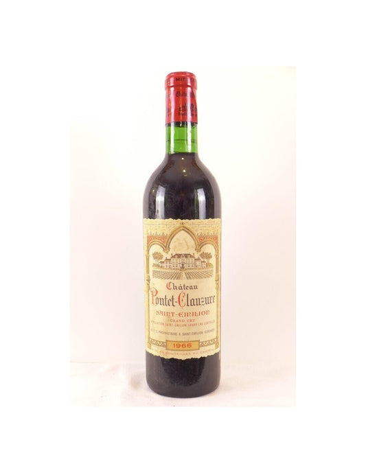 1966 - saint-émilion - château pontet-clauzure grand cru - rouge - bordeaux - Just Wines 