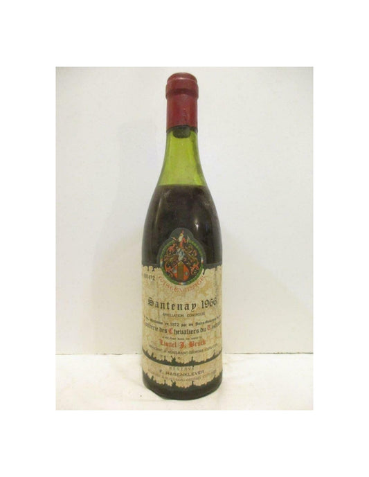 1966 - santenay - lionel bruck tastevinage réserve hasenklever (b2) - rouge - bourgogne - Just Wines 