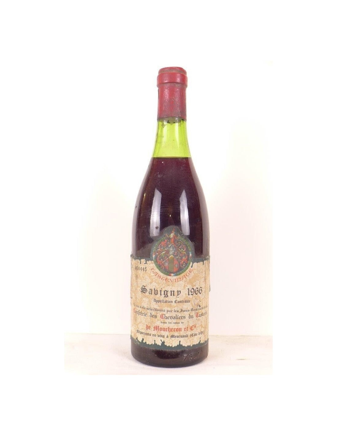 1966 - savigny les beaune - de moucheron tastevinage - rouge - bourgogne - Just Wines 