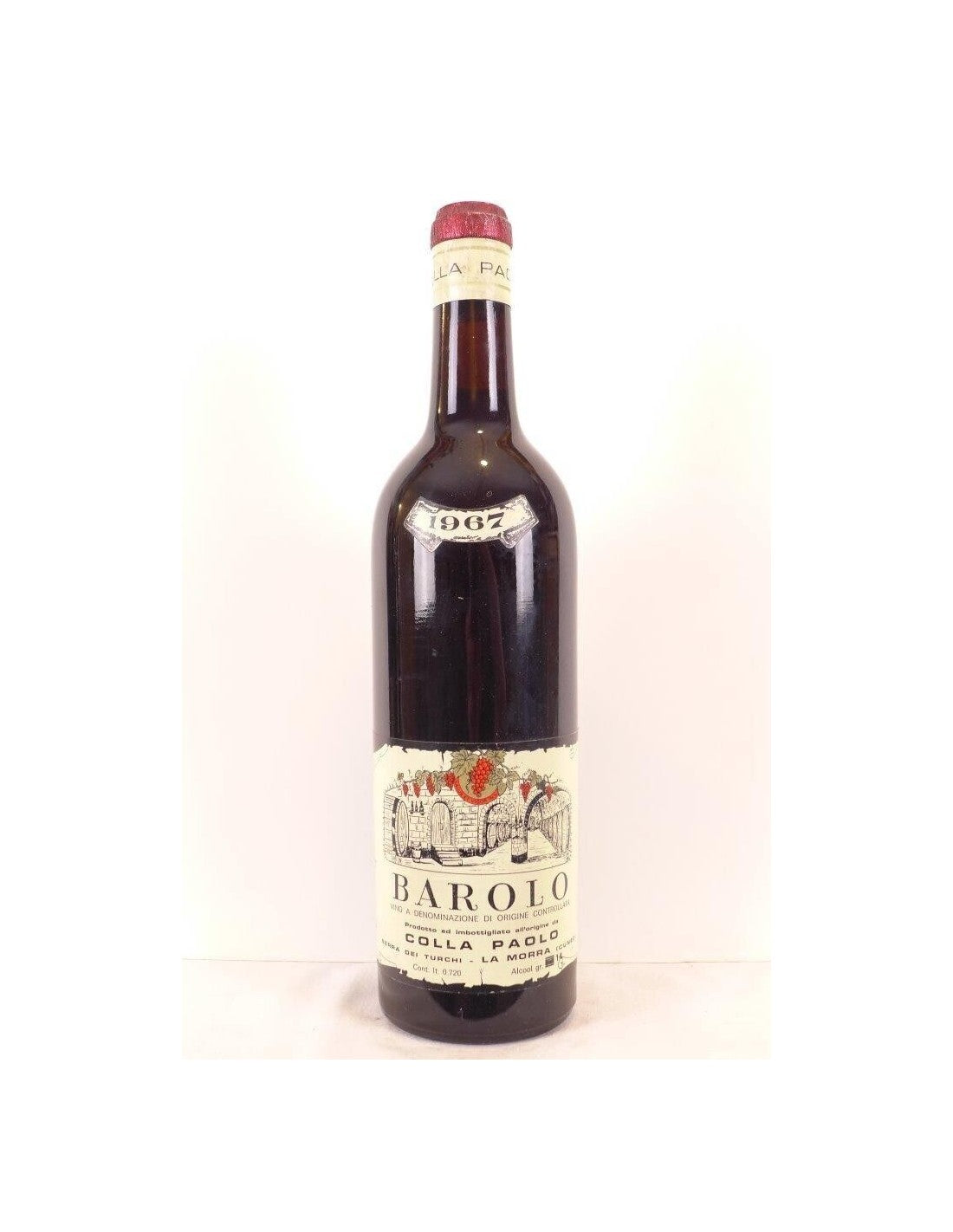 1967 - barolo - colla paolo - rouge - piémont Italie - Just Wines 