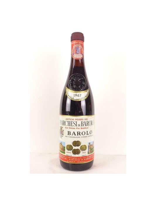 1967 - barolo - marchesi di barolo - rouge - piémont Italie - Just Wines 