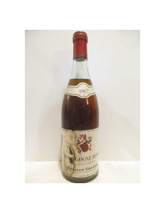 1967 - bourgogne rosé - charles gruber (étiquetteabîmée) - rosé - bourgogne - Just Wines 