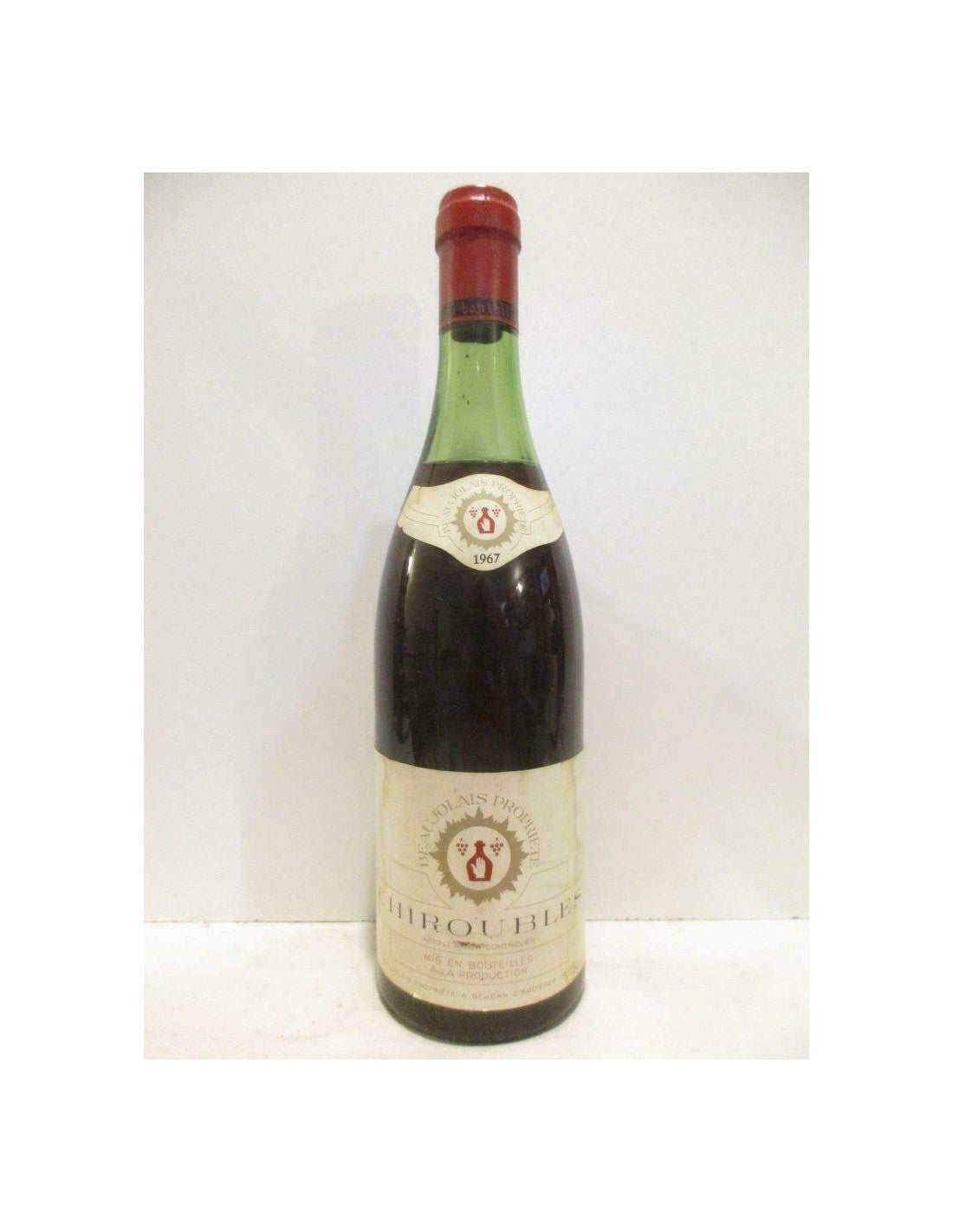 1967 - chiroubles - propriété - rouge - beaujolais - Just Wines 