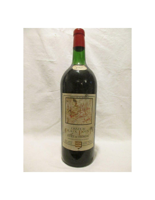 1967 - fronsac - château plain point (b3) magnum 150cl - rouge - bordeaux france - Just Wines 