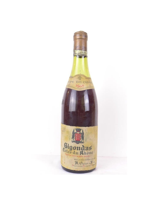 1967 - gigondas - ogier et fils (couleur trouble capsule abîmée) - rouge - rhône - Just Wines 