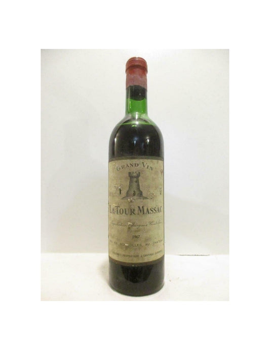 1967 - margaux - la tour massac - rouge - bordeaux - Just Wines 