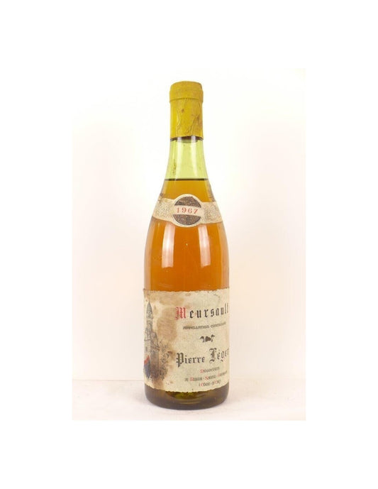 1967 - meursault - pierre léger (étiquette sale) - blanc - bourgogne - Just Wines 