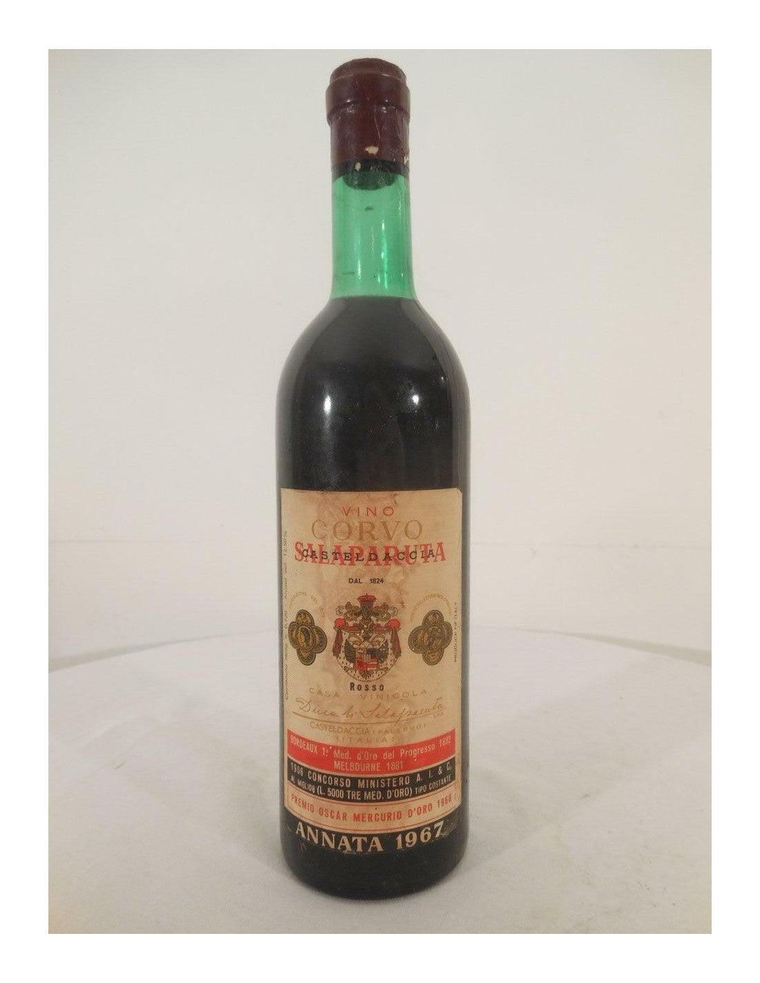 1967 - palermo - castel daccia - Rouge - sicile italie - Just Wines 