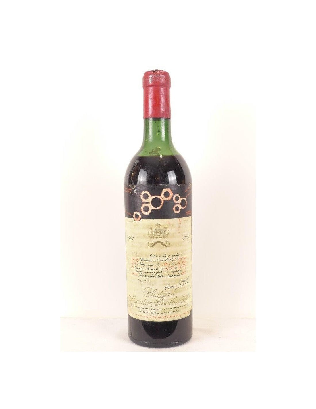 1967 - pauillac - château mouton rothschild grand cru classé (accro capsule) - rouge - bordeaux - Just Wines 