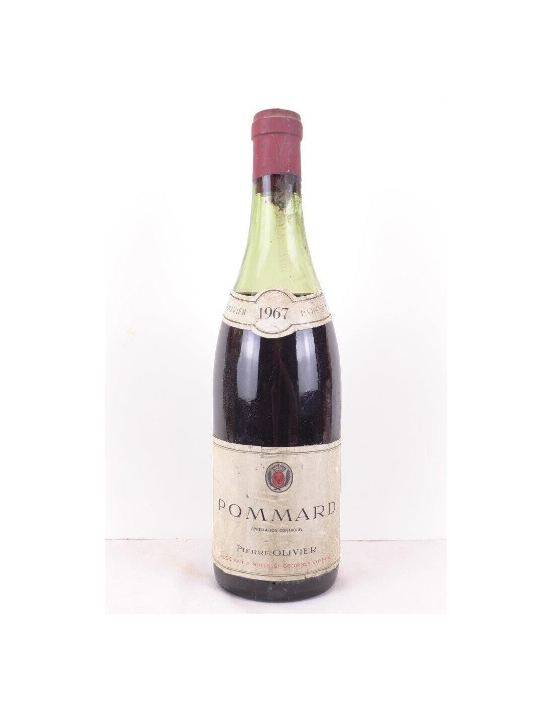 1967 - pommard - pierre olivier - rouge - bourgogne - Just Wines 