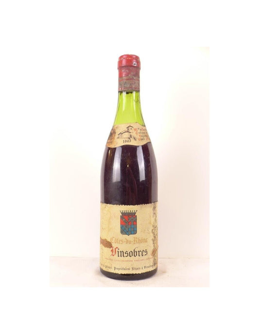 1967 - vinsobres - cave du prieuré (étiquette sale) - rouge - rhône - Just Wines 