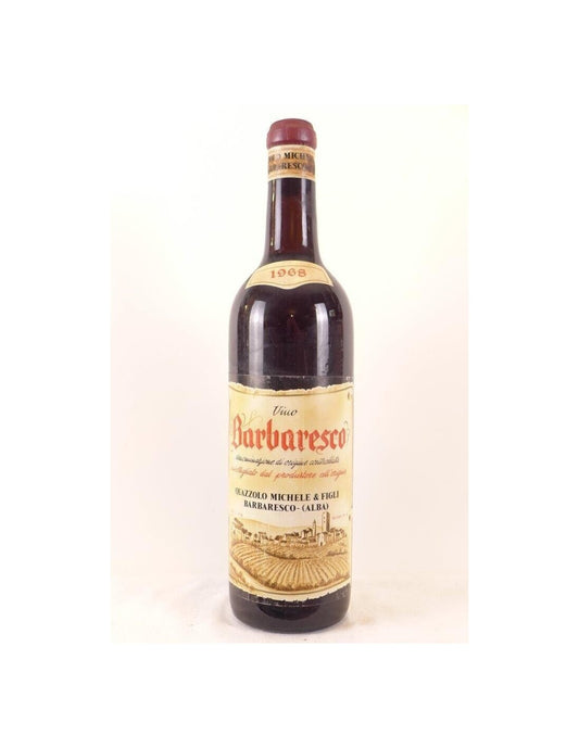 1968 - barbaresco - quazzolo michele e figli - rouge - piémont Italie - Just Wines 