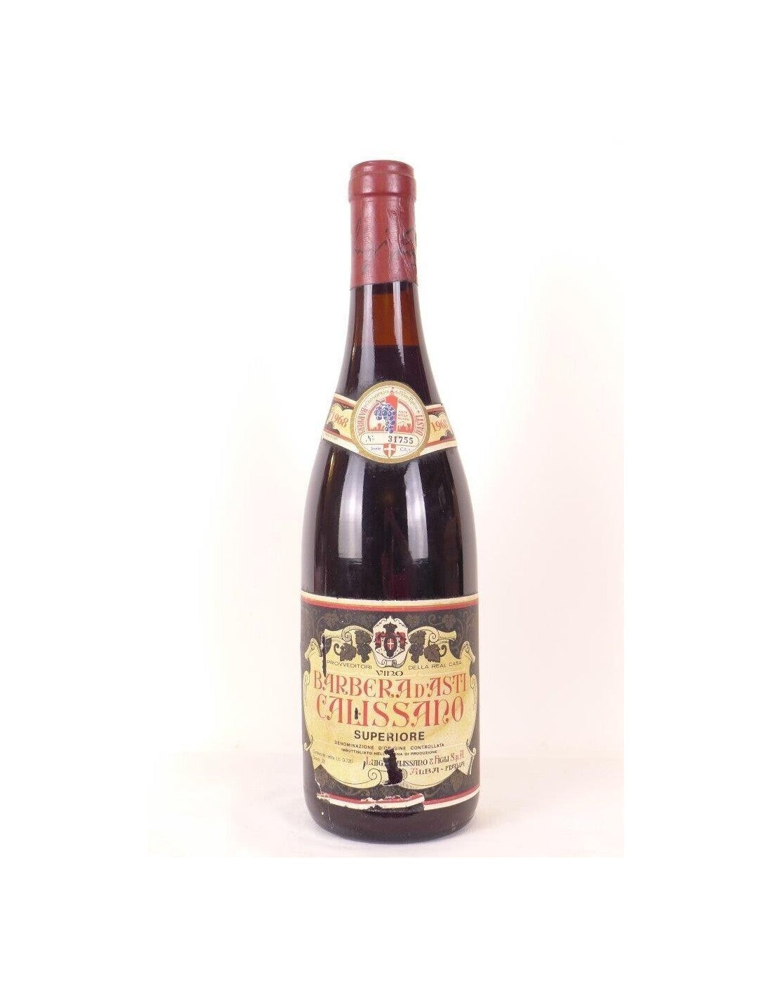 1968 - barbera d'asti - calissano - rouge - piémont Italie - Just Wines 