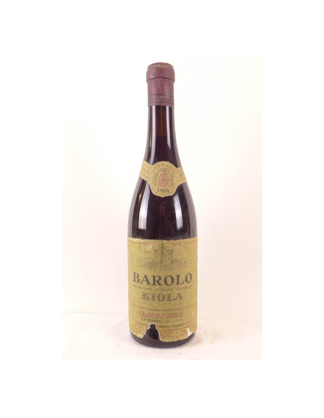 1968 - barolo - kiola batasiolo - rouge - piémont Italie - Just Wines 