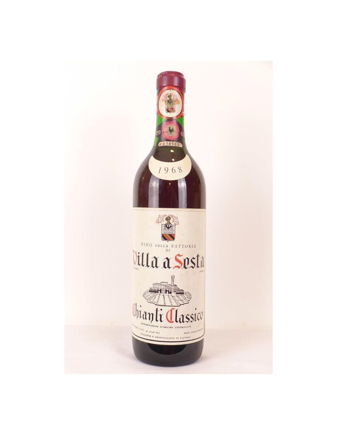 1968 - chianti classico - villa a sesta - rouge - toscane - Just Wines 