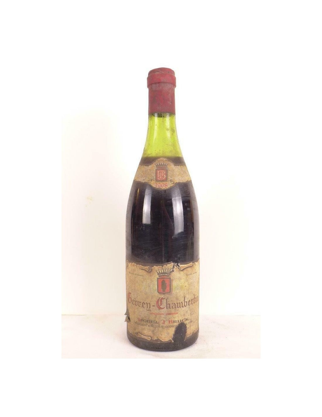 1968 - gevrey-chambertin - lionel bruck (b2) - rouge - bourgogne - Just Wines 