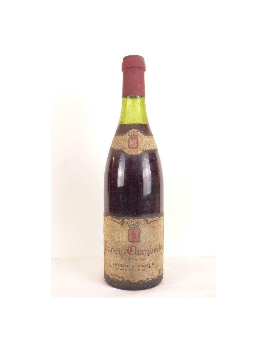 1968 - gevrey-chambertin - lionel bruck - rouge - bourgogne - Just Wines 