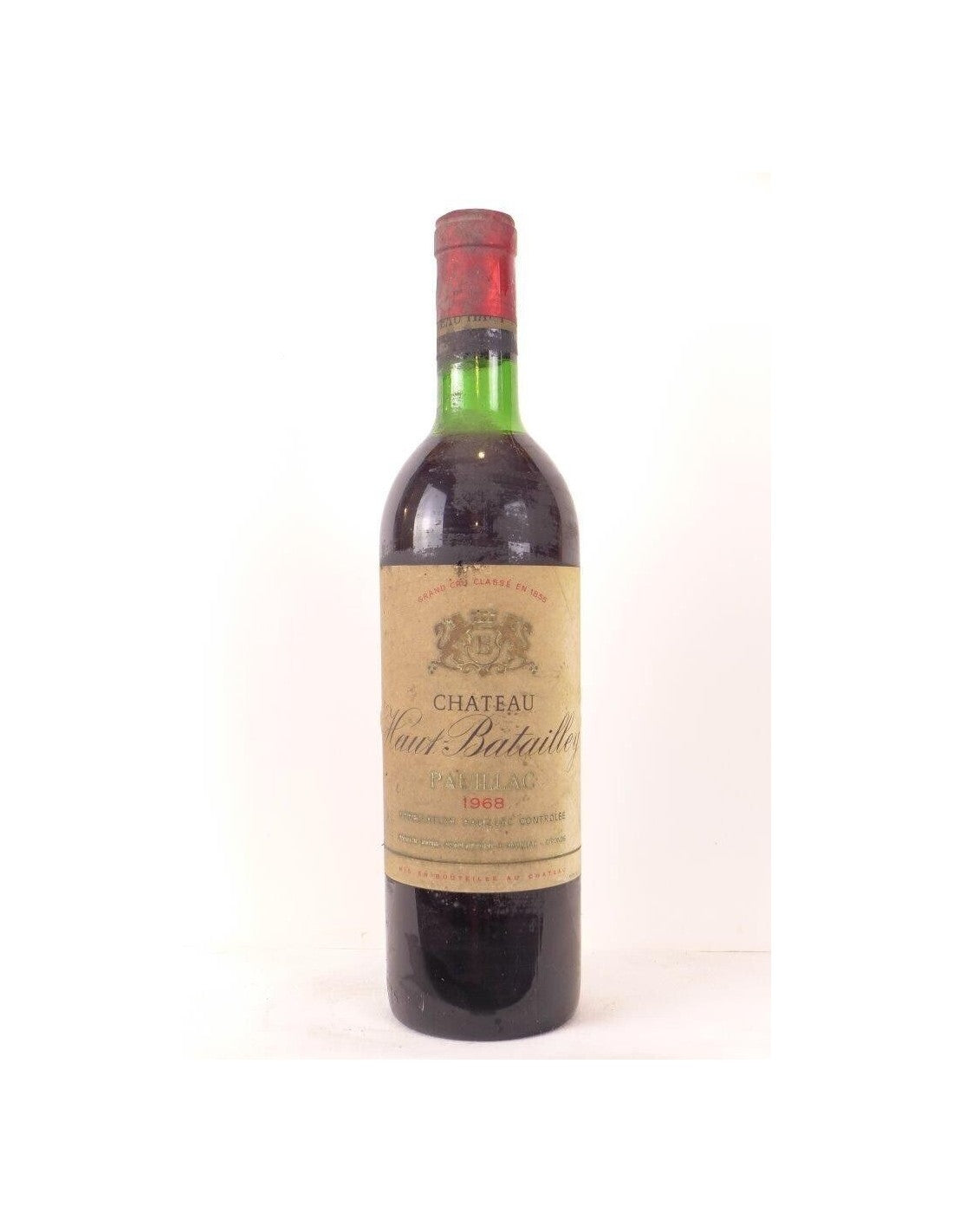 1968 - pauillac - château haut-batailley grand cru classé - rouge - bordeaux - Just Wines 