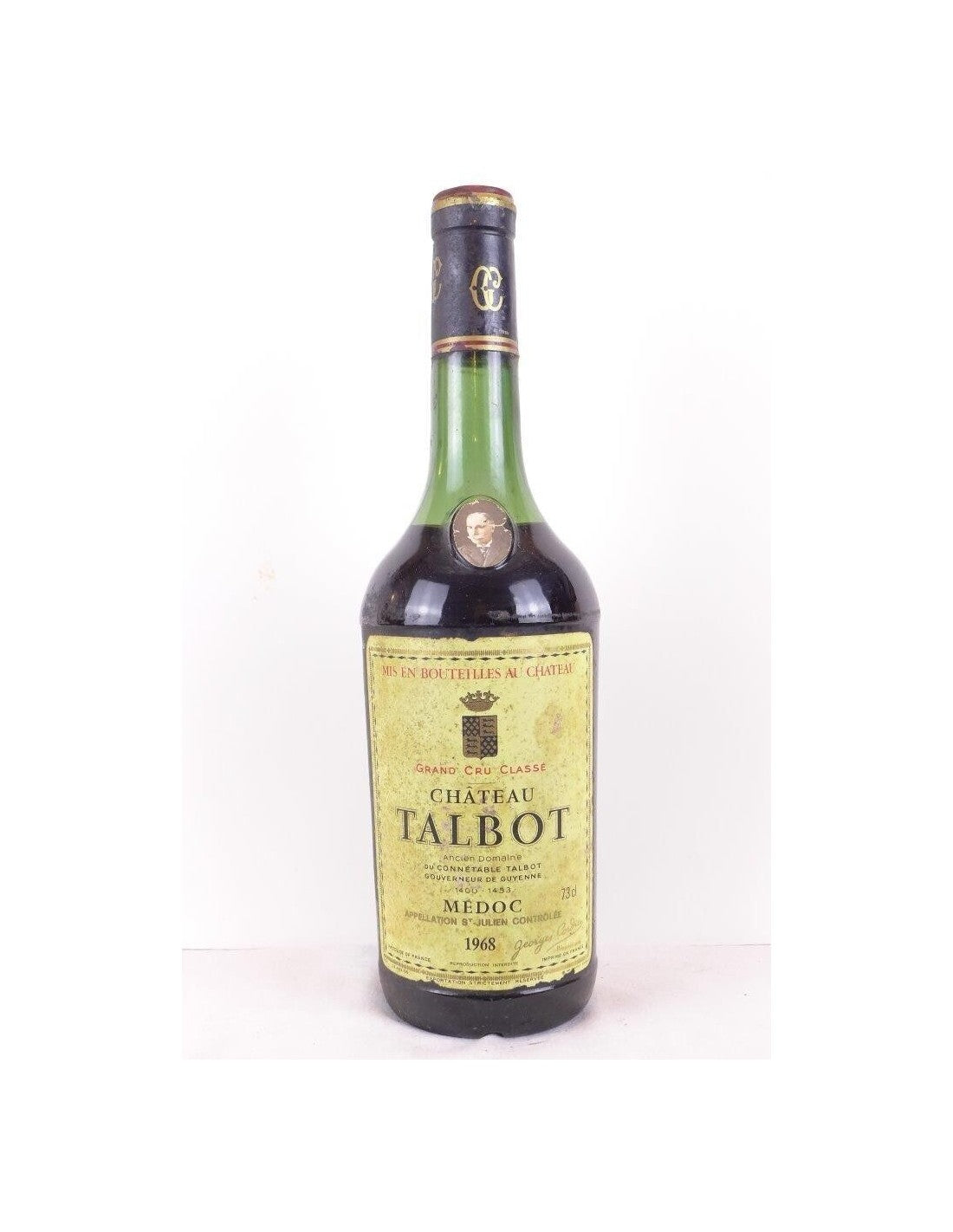 1968 - saint-julien - château talbot grand cru classé (b2) - rouge - bordeaux - Just Wines 