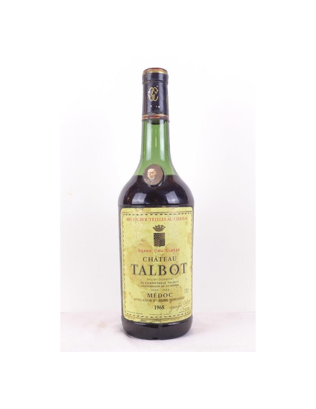 1968 - saint-julien - château talbot grand cru classé (b4) - rouge - bordeaux - Just Wines 