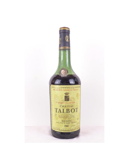 1968 - saint-julien - château talbot grand cru classé (niveau bas) - rouge - bordeaux - Just Wines 