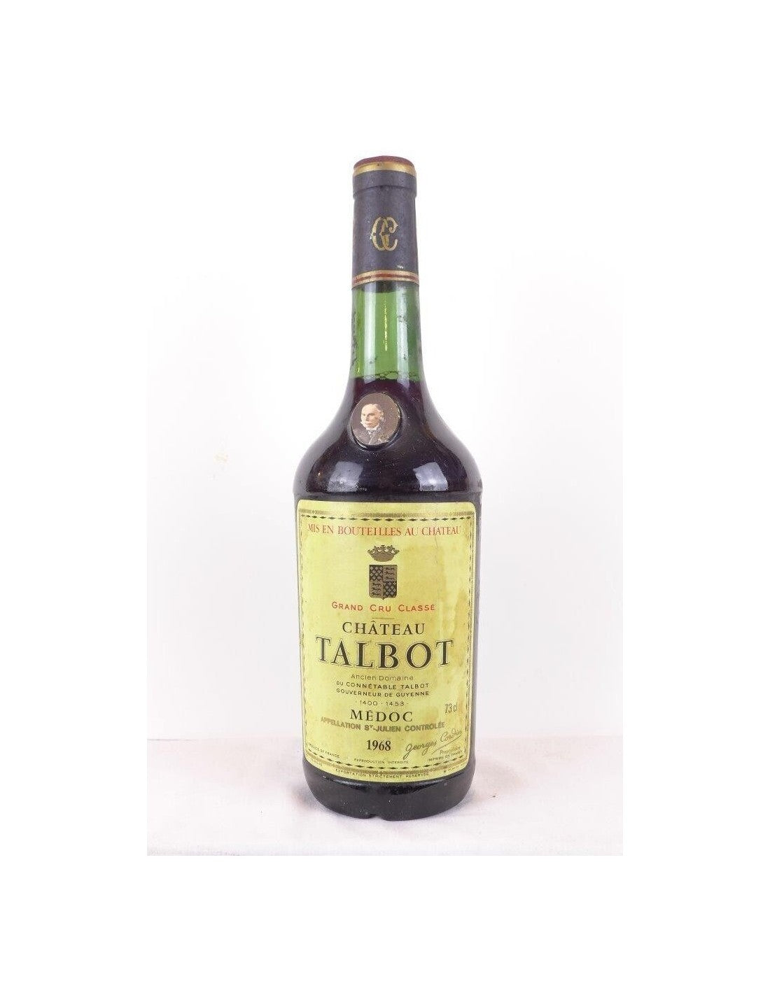 1968 - saint-julien - château talbot grand cru classé - rouge - bordeaux - Just Wines 