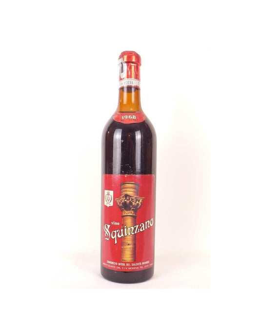 1968 - vino squinzano - consorzio salento brindisi - rouge - puglia Italie - Just Wines 