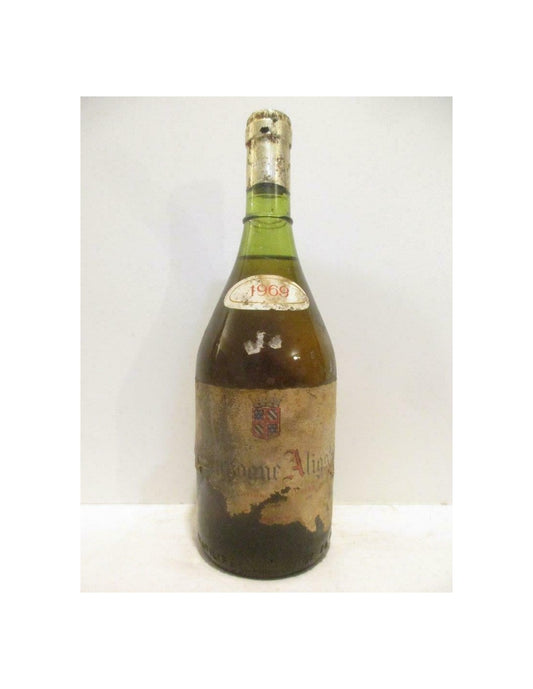 1969 - aligoté - xxx (étiquette déchirée) - blanc - bourgogne - Just Wines 