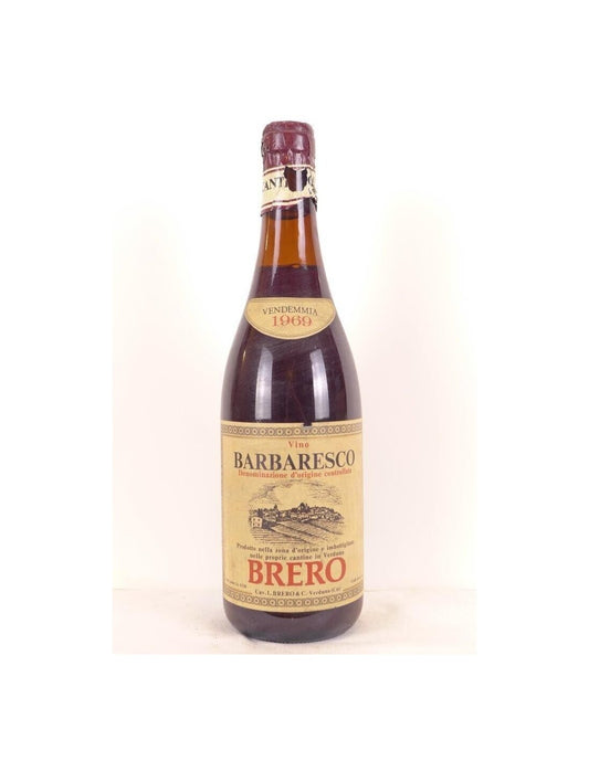 1969 - barbaresco - brero - rouge - piémont Italie - Just Wines 