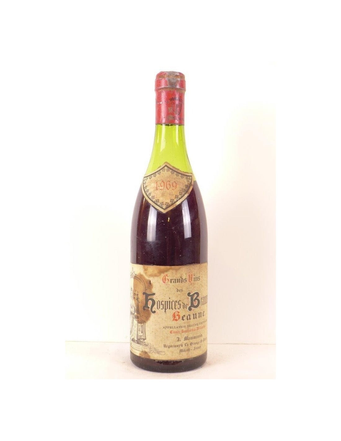 1969 - beaune - mommessin hospices de beaune rousseau deslandes (capsule abîmée) - rouge - bourgogne - Just Wines 