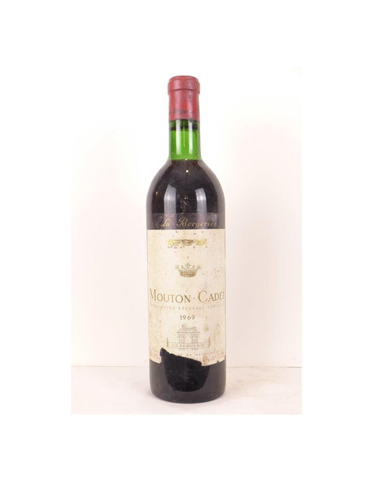 1969 - bordeaux - mouton-cadet baron philippe de rothschild (b1) - rouge - bordeaux - Just Wines 