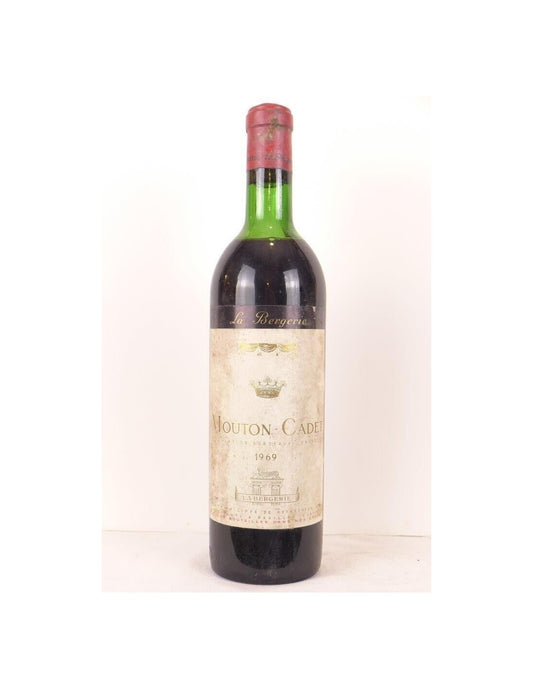 1969 - bordeaux - mouton-cadet baron philippe de rothschild (b2) - rouge - bordeaux - Just Wines 