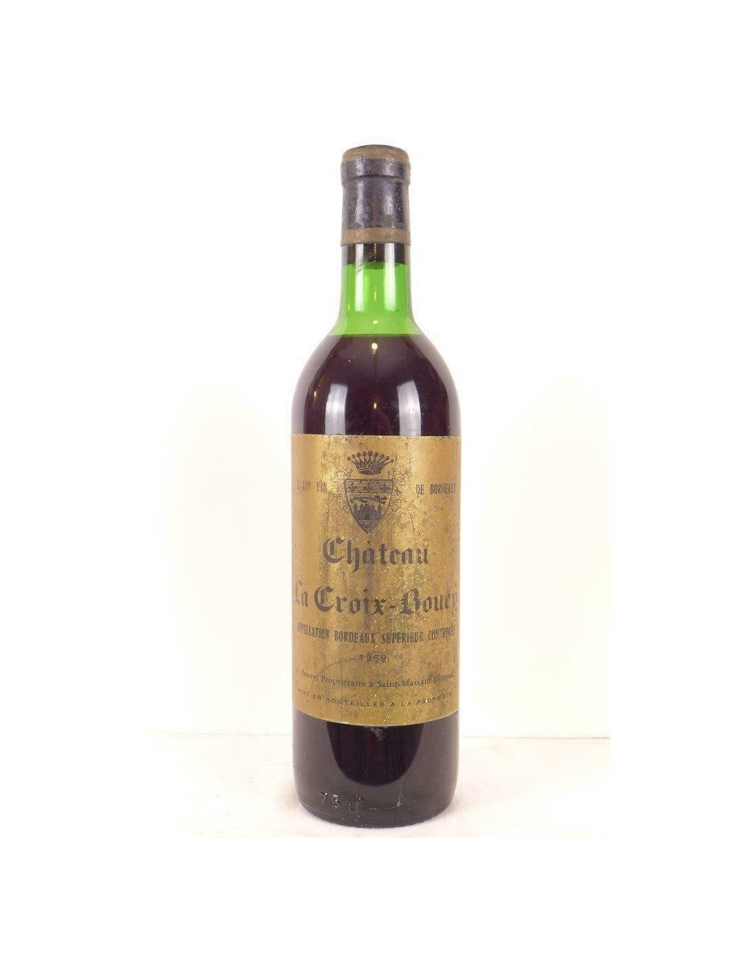 1969 - bordeaux supérieur - château la croix-bouey - rouge - bordeaux - Just Wines 