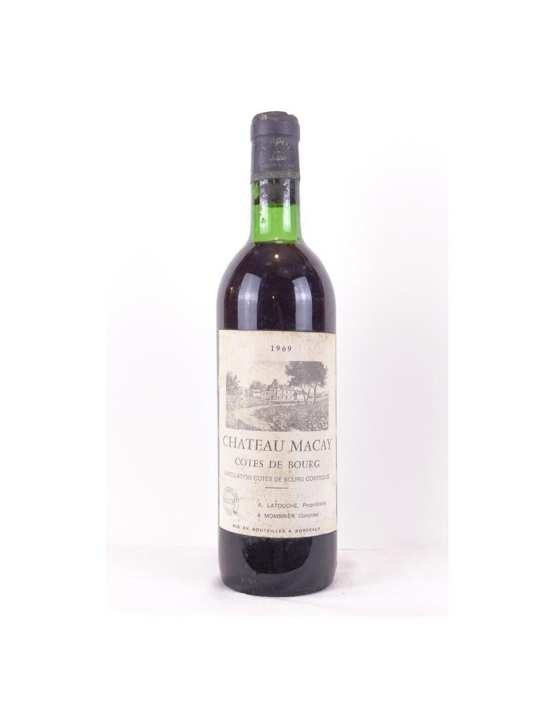 1969 - côtes de bourg - château macay - rouge - bordeaux - Just Wines 