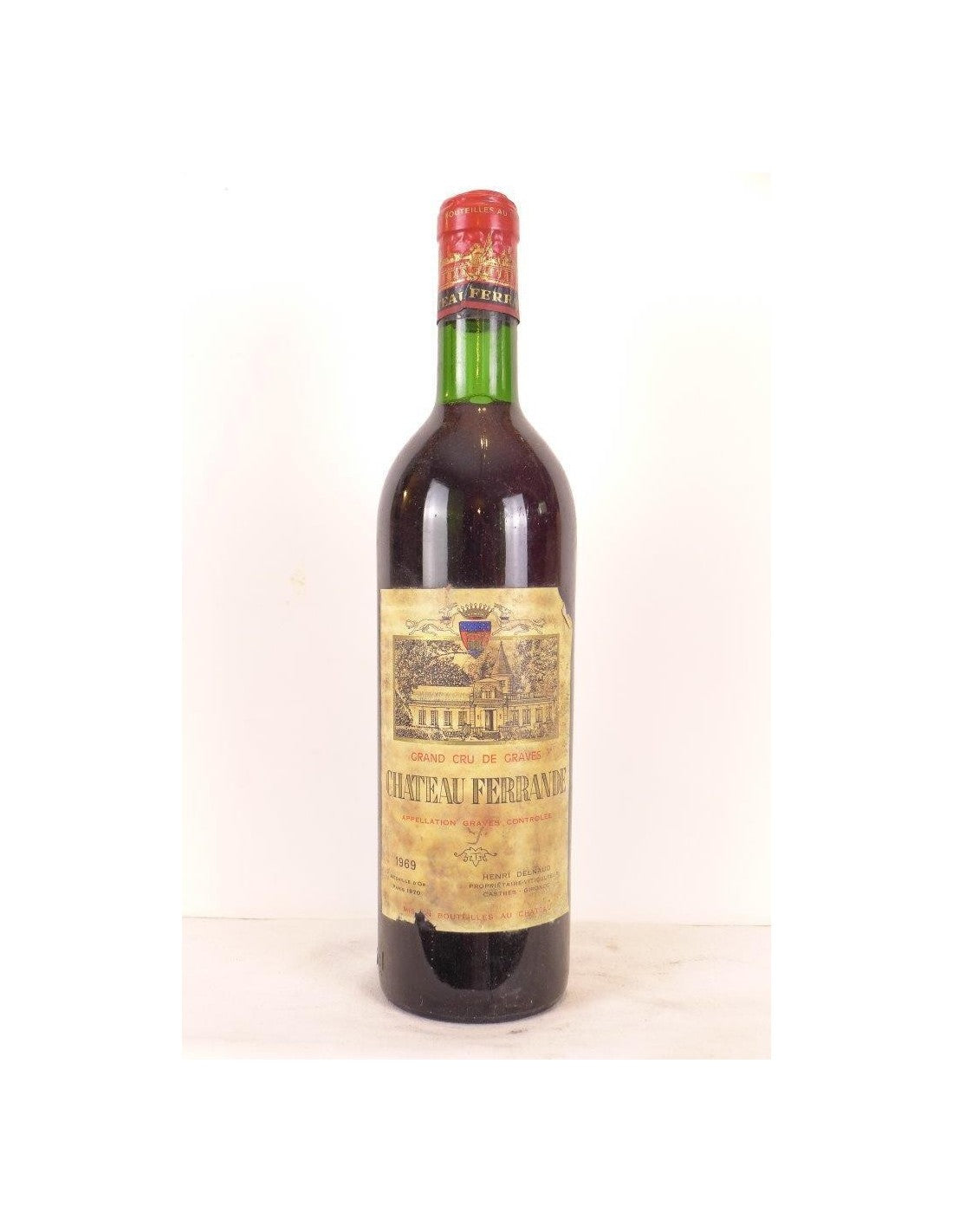 1969 - graves - château ferrande grand cru classé (b1) - rouge - bordeaux - Just Wines 